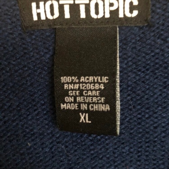 Hot Topic Colorblock “I'm Bored" Sweater Harry Potter XL - Picture 2 of 5